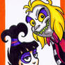 ACEO - Beetlejuice And Lydia