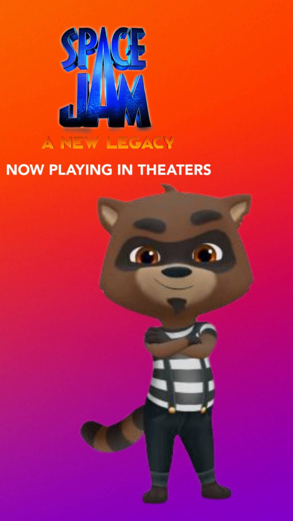 Rocky Rakoon Poster Deviantart ROY RAKOON IN SPACE JAM NEW LEGACY by WEFLICKSTHEMIJCVIDS on DeviantArt