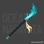 Weapon Concept Art - Ocean Naginata