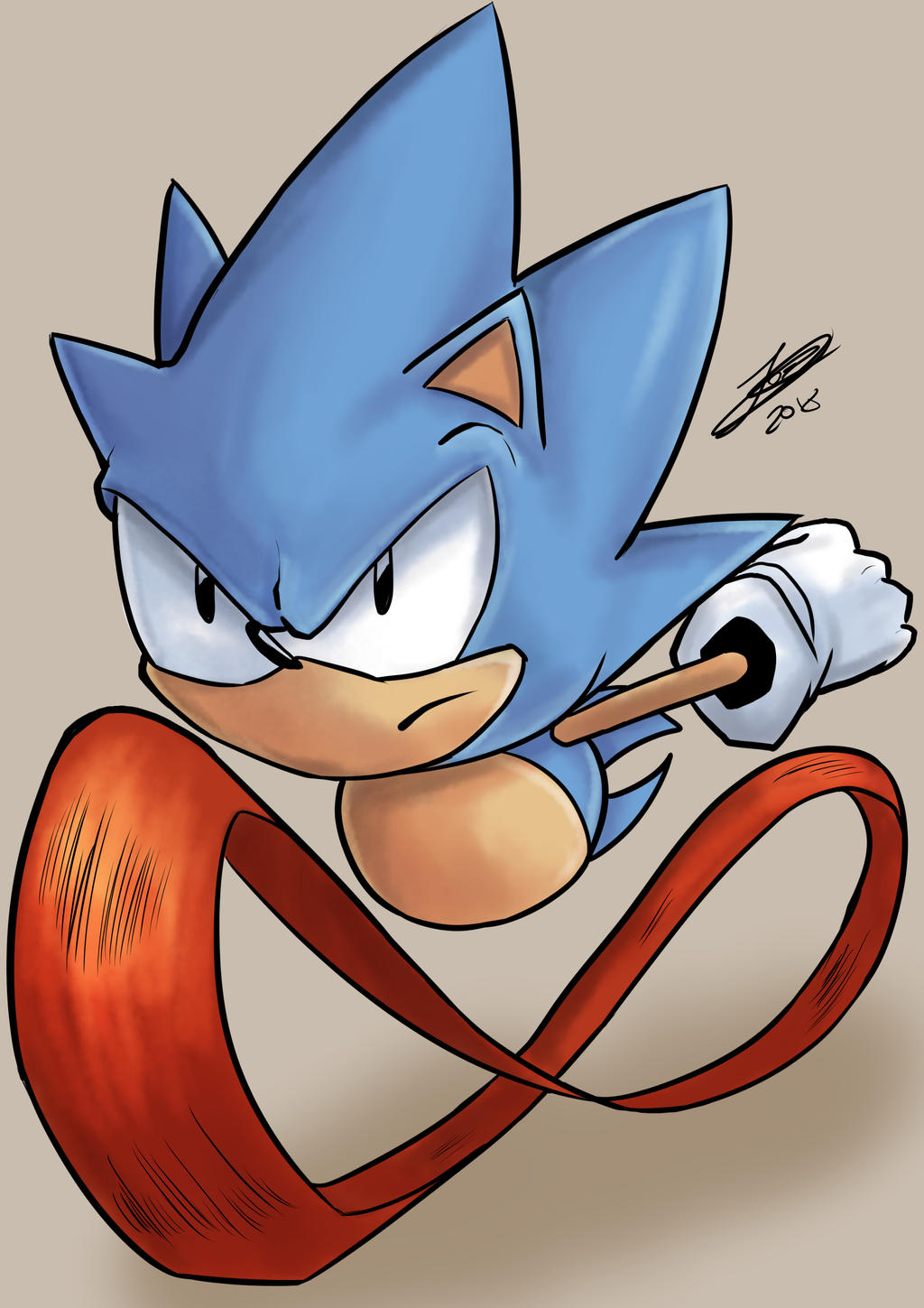 Classic Sonic By Jero Pastor Art On DeviantArt classic-sonic-by-jero-pastor-art-on-deviantart