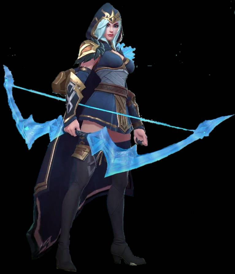 Ashe wild rift transparent by akalonewolfwithwings on DeviantArt