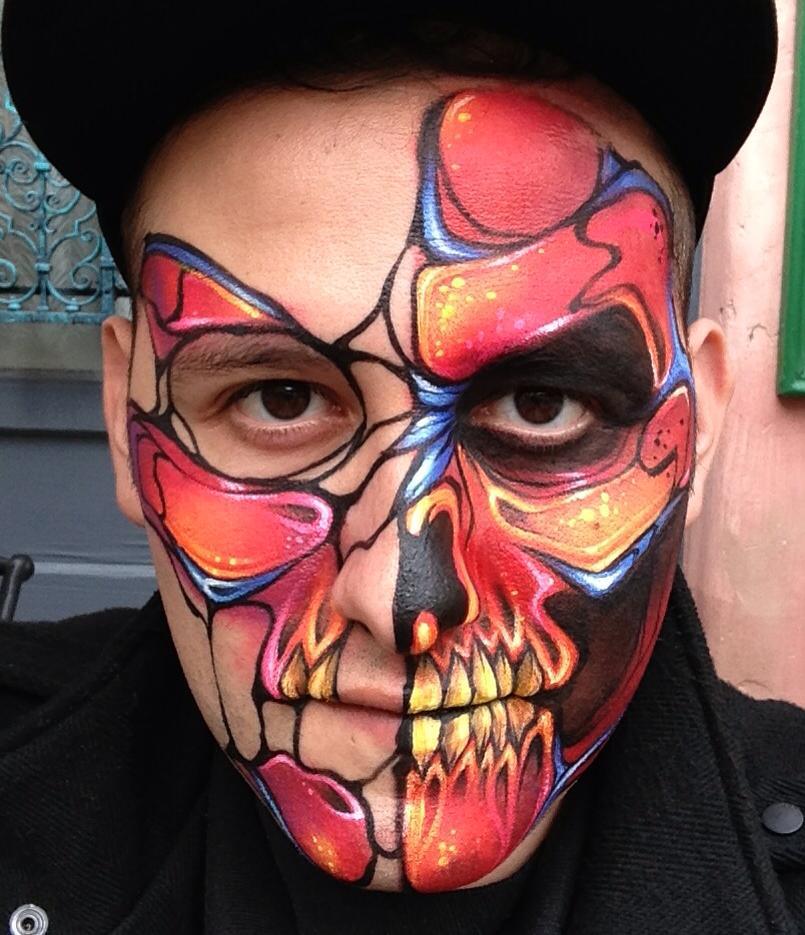 RonnieMena's deviantART Gallery  Easy halloween face painting, Face  painting halloween, Monster face painting