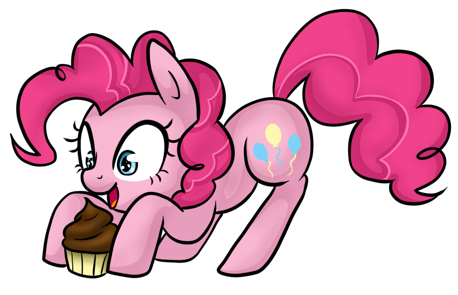 Pinkie and her Cupcake