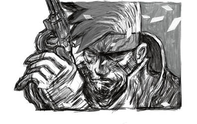 Metal Gear Solid-Snake Speedpaint by father12345