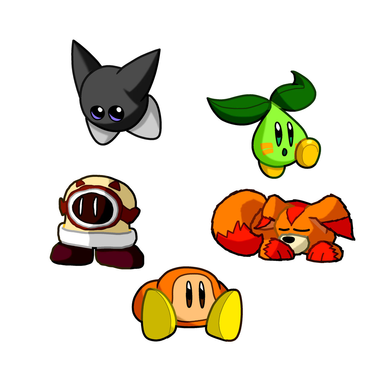 Basic Enemies by BluberryWDee on DeviantArt