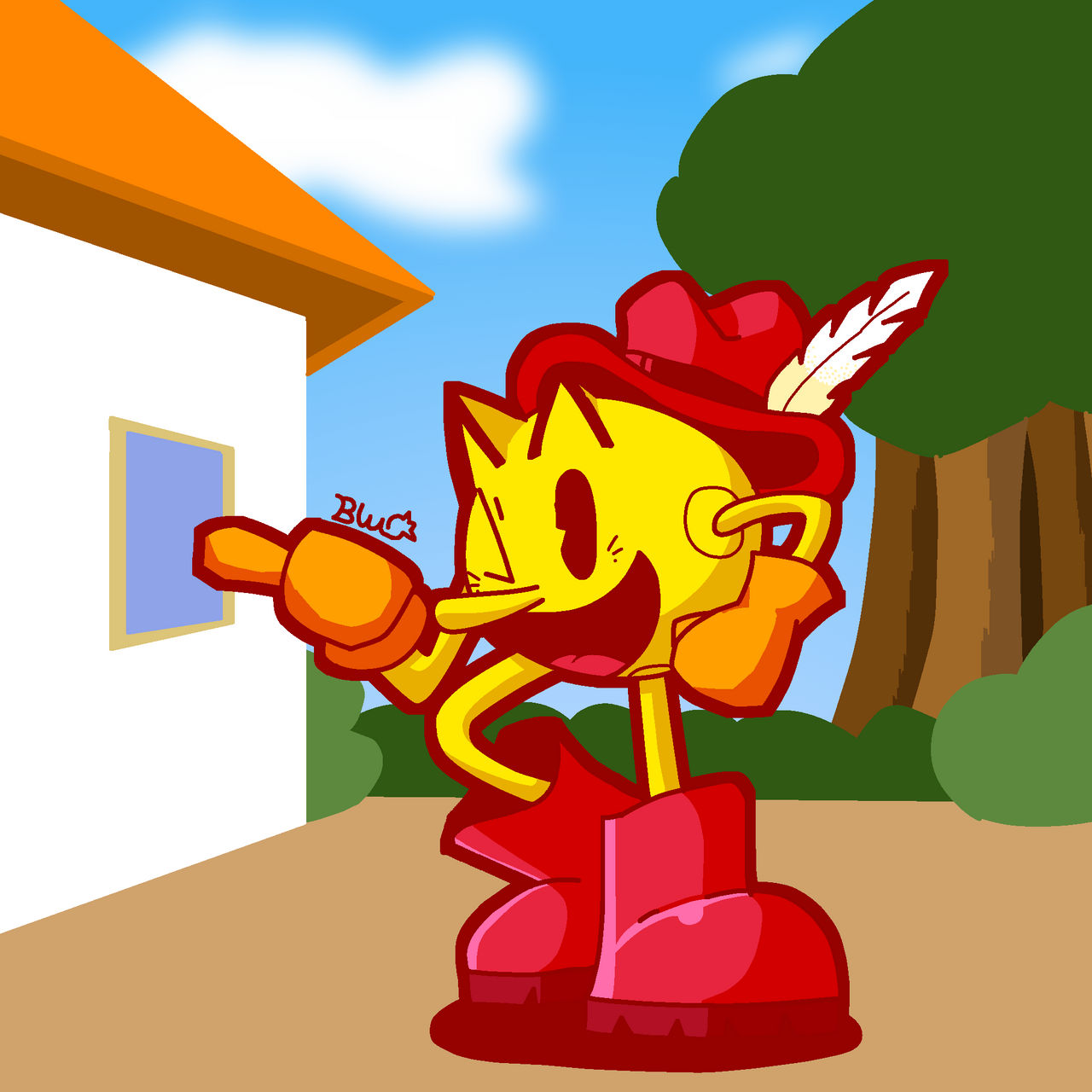 Pacverse Deviantart Pac-Man by BluberryWDee on DeviantArt
