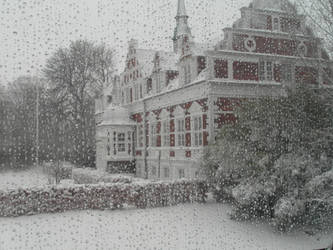 Castle with Snow