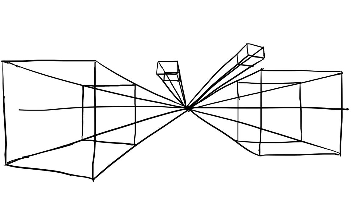 Day 9 Training of Draw - 1 dot perspective cubes 2 by guildrick on ...
