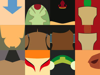 Avatar: The Last Airbender Minimalist Tiles