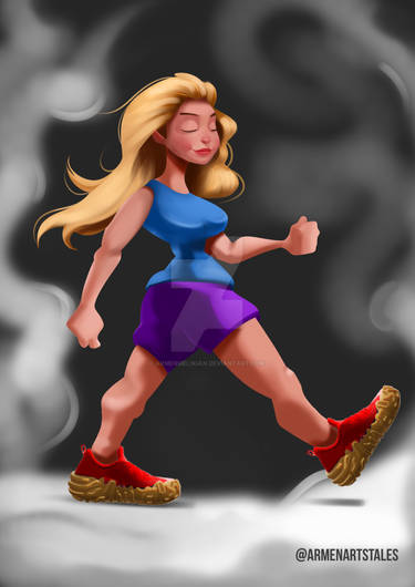 She Walk!