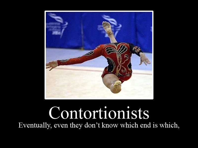 Contortionist demotivation