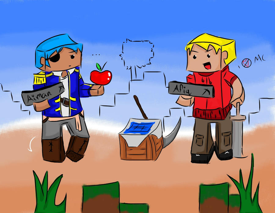 Friend Minecraft Background Friends in Minecraft by ZariFkun on DeviantArt