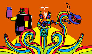 Euphoric Rainbow Drawing