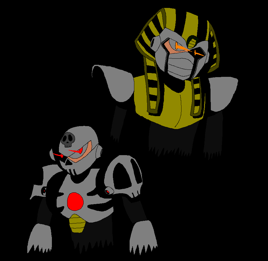 Skull Man and Pharaoh Man