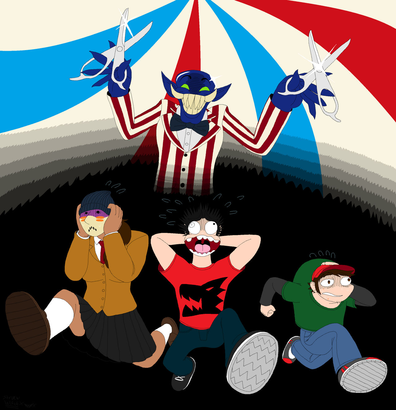 Drawlloween 2022 - Day 22: Shave a Scare Cut