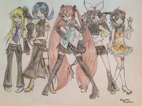 Pokespe Girls- Vocaloid