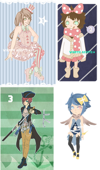 4 Adoptable GIVEAWAY [WINNERS ANNOUNCED]
