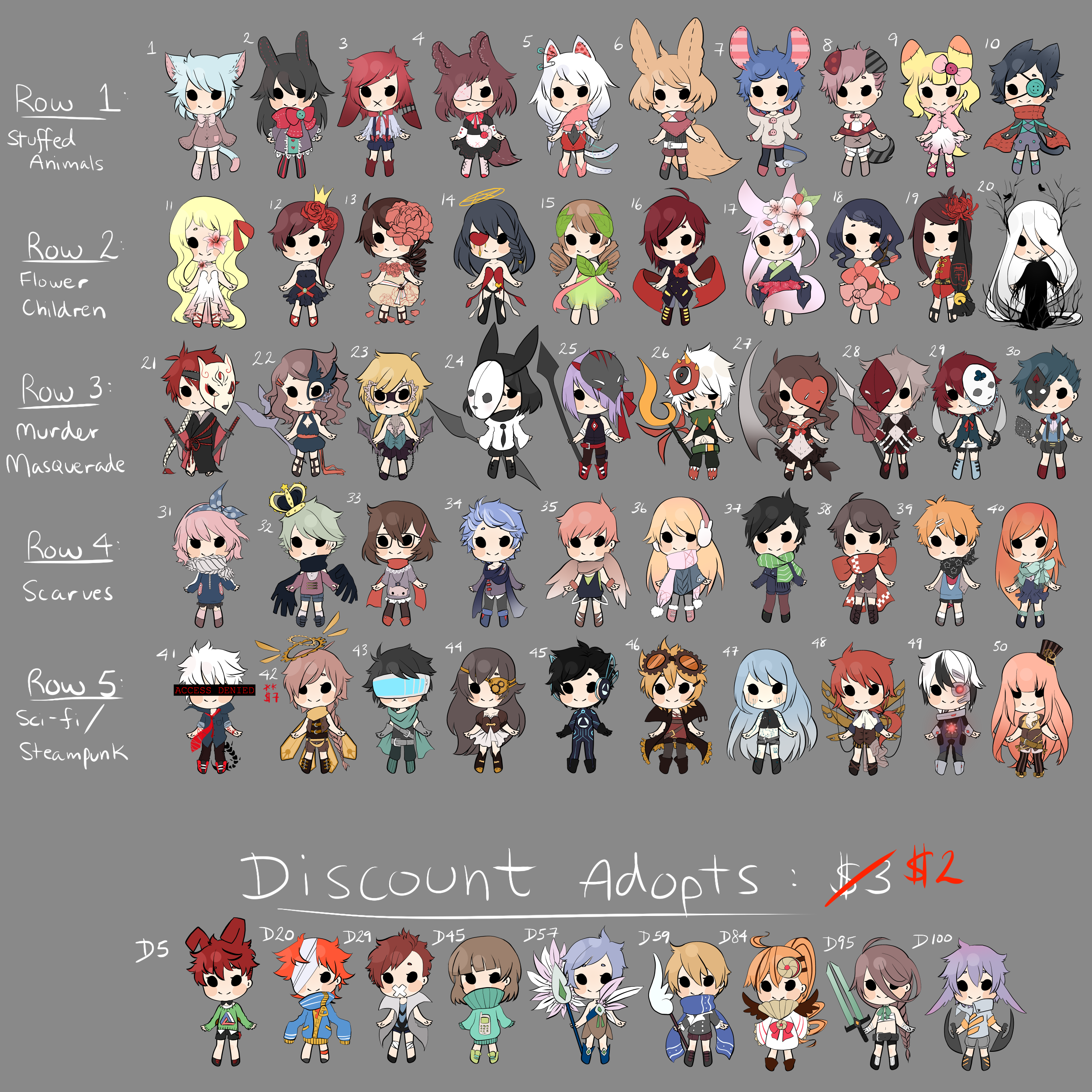 BIG BATCH ADOPTS [CLOSED]