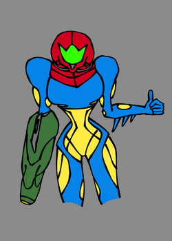 Metroid Fusion doodle