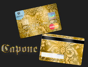 Credit Card - Golden Style