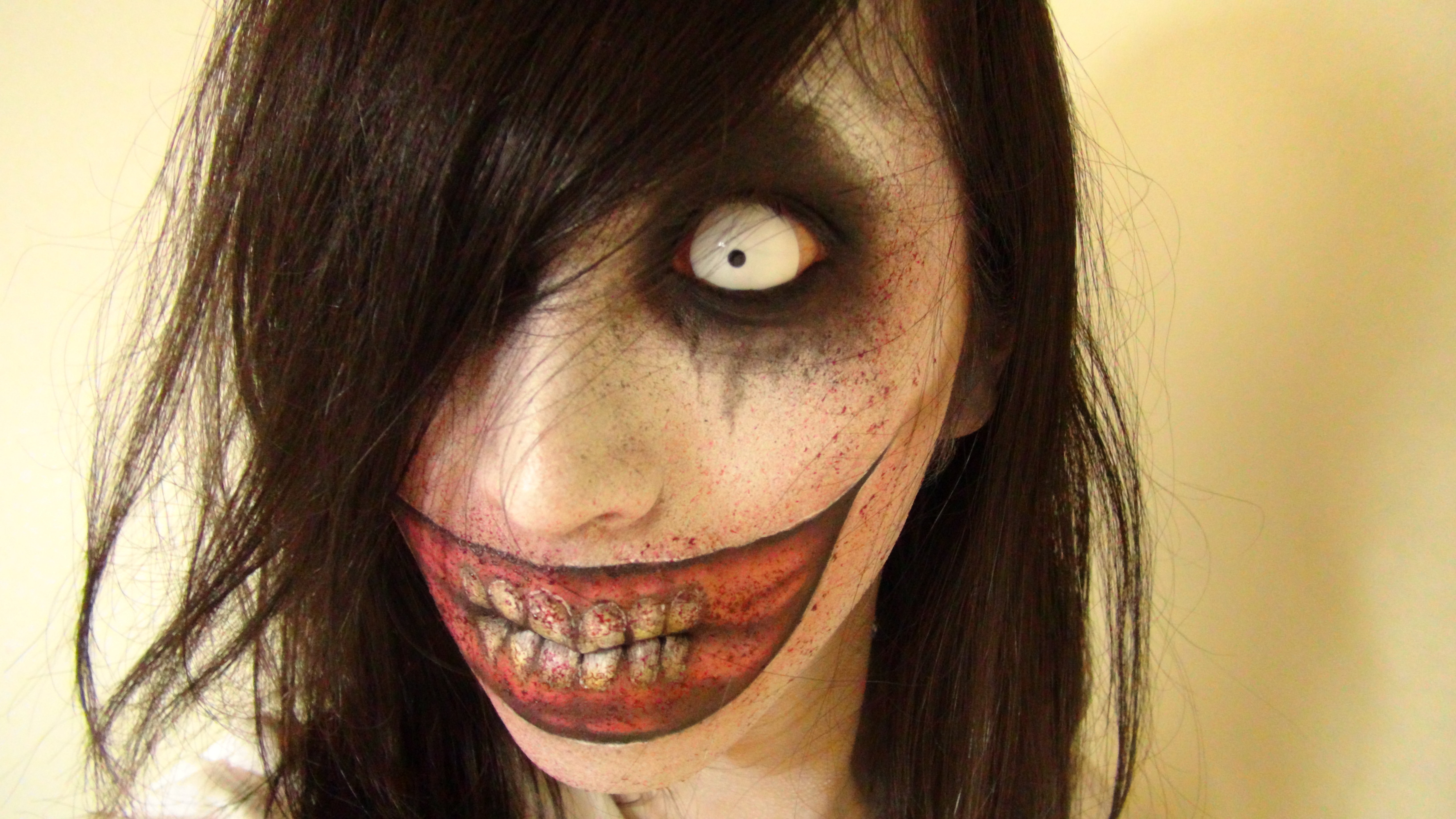 Jeff The Killer Face Paint by LeviHeichouDelXantus on DeviantArt