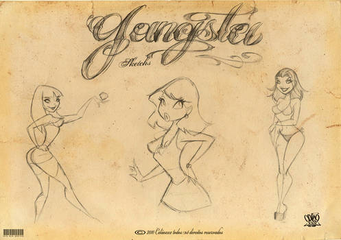 Gangsta Pin up