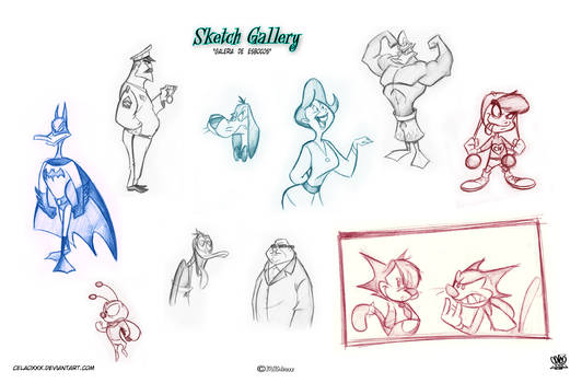 Sketch gallery animation