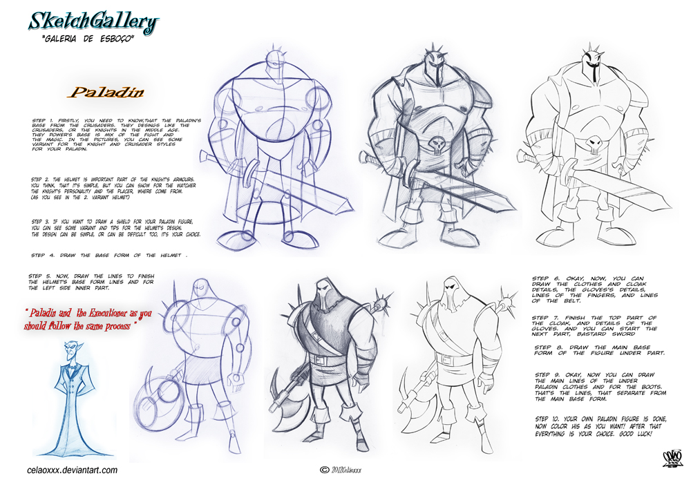 How To Draw Paladin By Celaoxxx On Deviantart