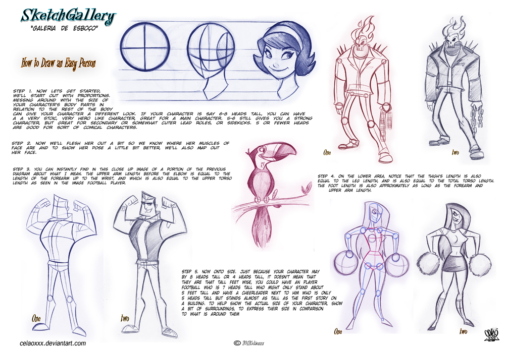 How to Draw Easy Person by celaoxxx on DeviantArt How to Draw Easy Person by celaoxxx on DeviantArt