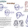 How to draw head Cartoon Girl