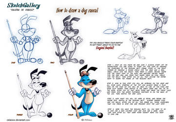 Tutorial How to Draw cartoon Dog