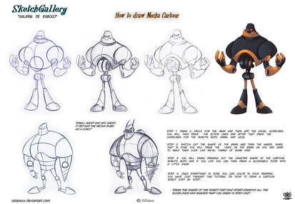 How to Draw Mecha cartoon