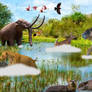 Pleistocene Wildlife Animals Epoch (Florida) 2#