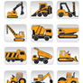 Construction Vehicles Icons