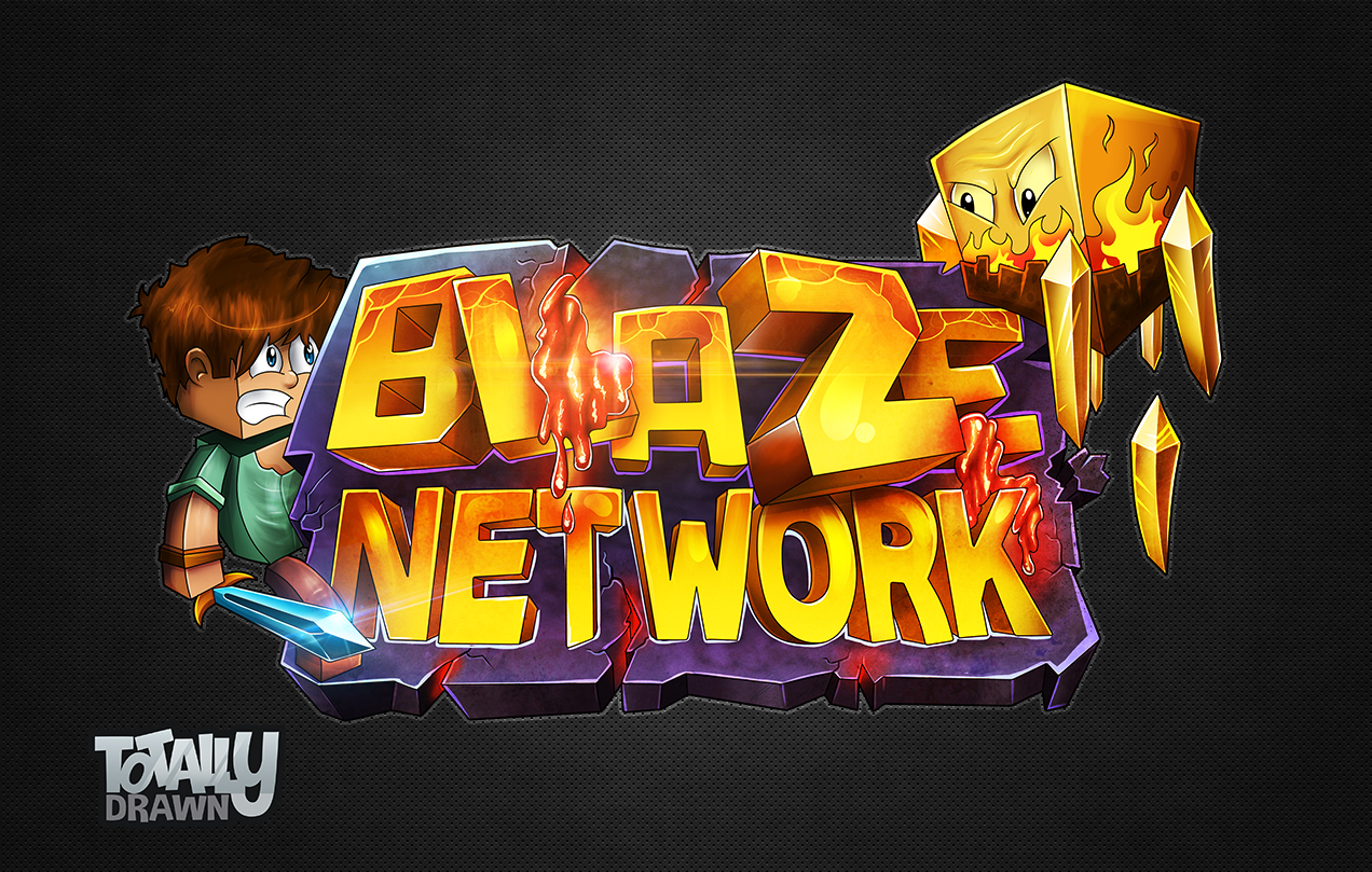 Minecraft Server Logo: Blaze Network