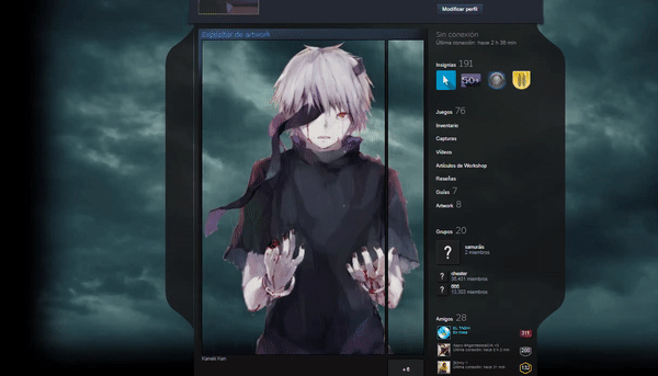 Steam Profile Design Kaneki Ken By Svmurai On Deviantart Steam Profile Design Kaneki Ken By Svmurai On Deviantart