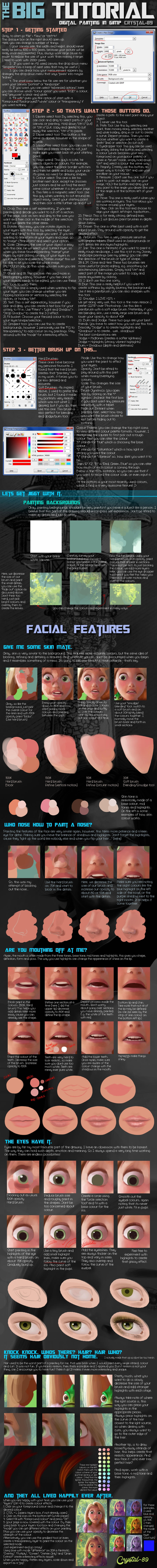 Complete 'Digital Painting' and 'GIMP' Tutorial