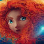 Digital Painting +Video - Merida ('Brave')