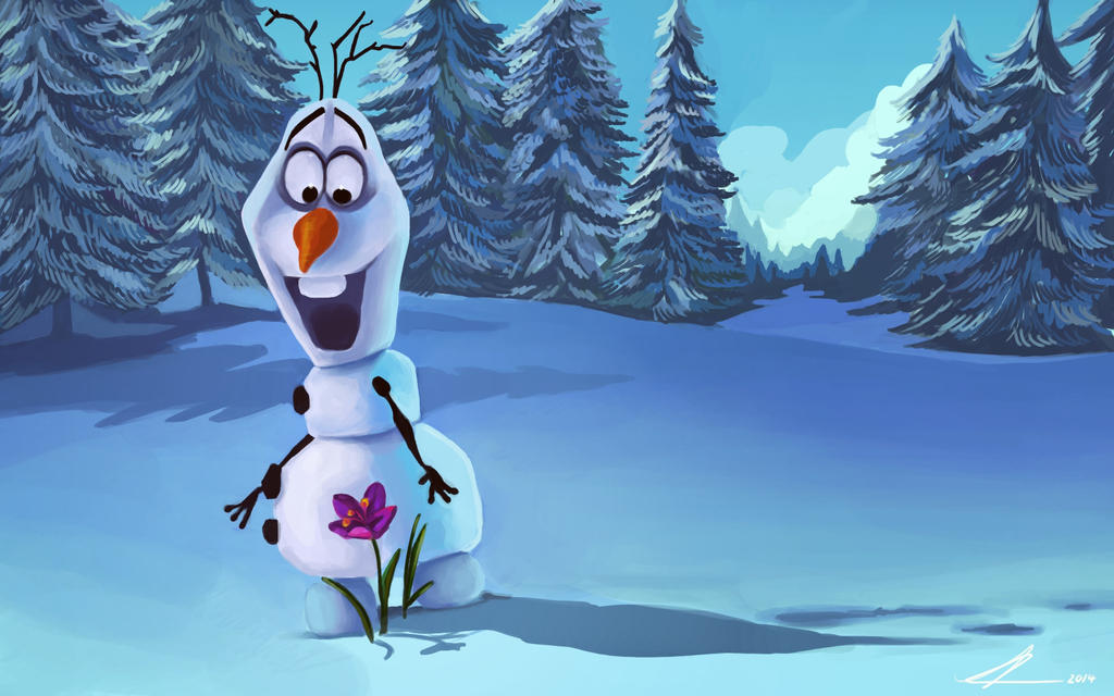 Digital Painting - Olaf (+ VIDEO)