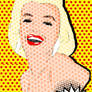 POP ART MARILYN MONROE.