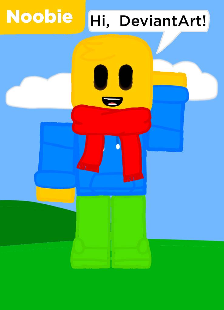 Roblox noob art by MURAIKAO on DeviantArt