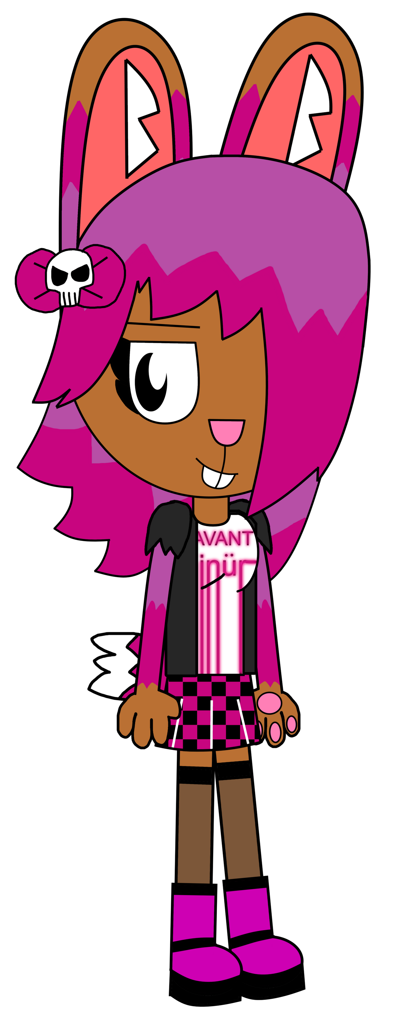 Ruby the Rabbit (2021 Redesign) by ElectricSakura16 on DeviantArt