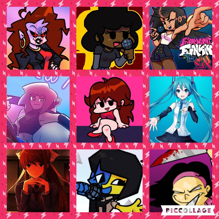 Collage The Girls Of Friday Night Funkin By Ojamajosakura15 On Deviantart Collage The Girls Of Friday Night Funkin By Ojamajosakura15 On Deviantart