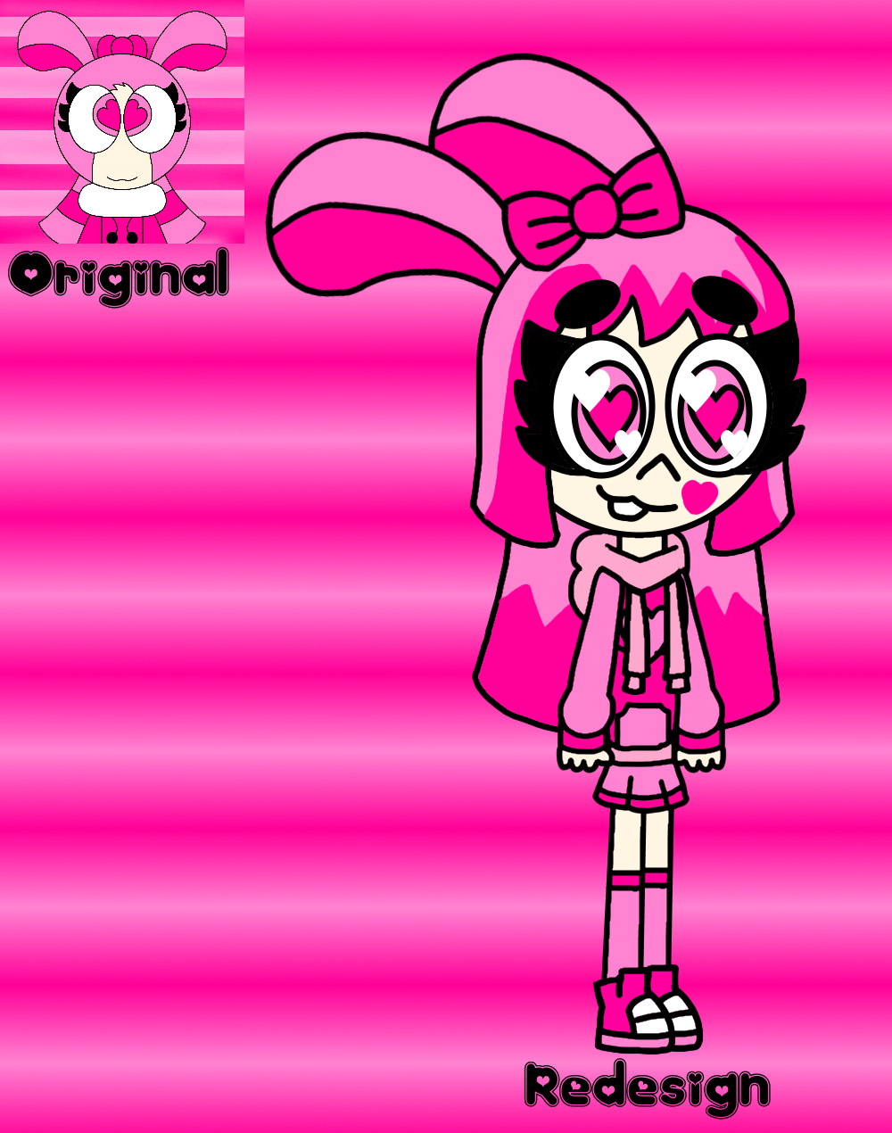 Redesign of Lily the Pink Bunny by ElectricSakura16 on DeviantArt