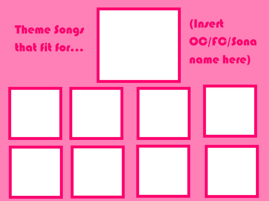 Show me Ur OC's and I will give them a theme colour+song!!❀✩ : r
