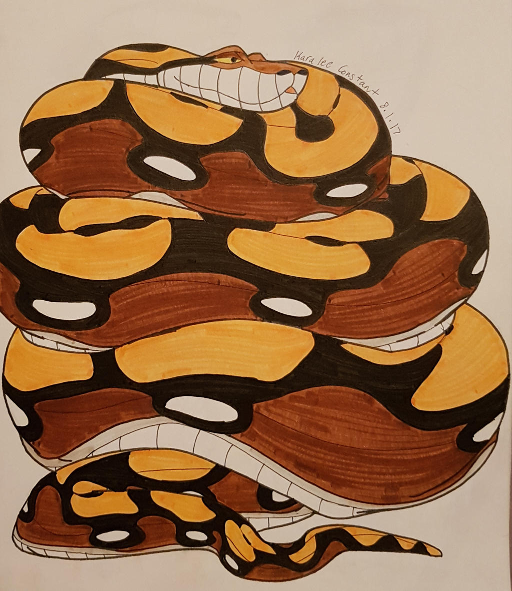 Sebastian the Tiger Reticulated Python by TheArtisticNaga on DeviantArt
