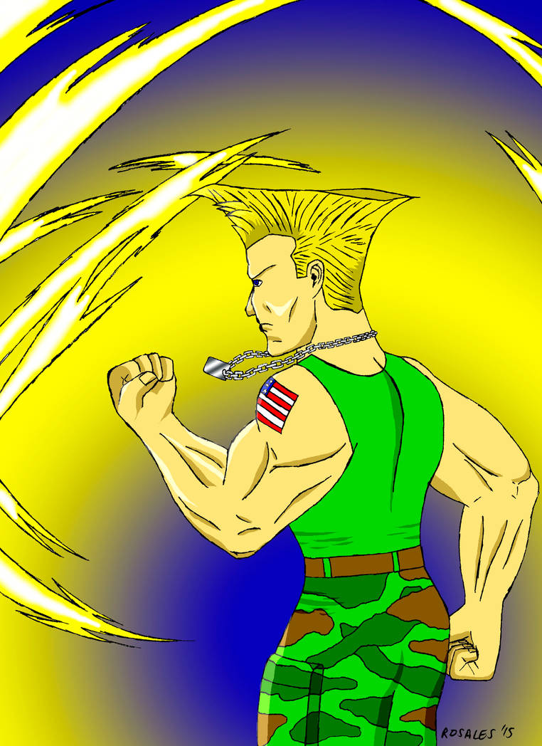 Guile After Flash Kick by ArtSpillGalaxy on DeviantArt