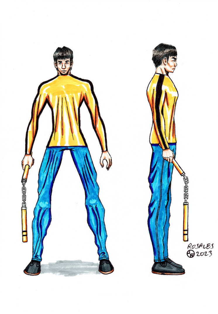Bruce Lee Casual by ArtSpillGalaxy on DeviantArt