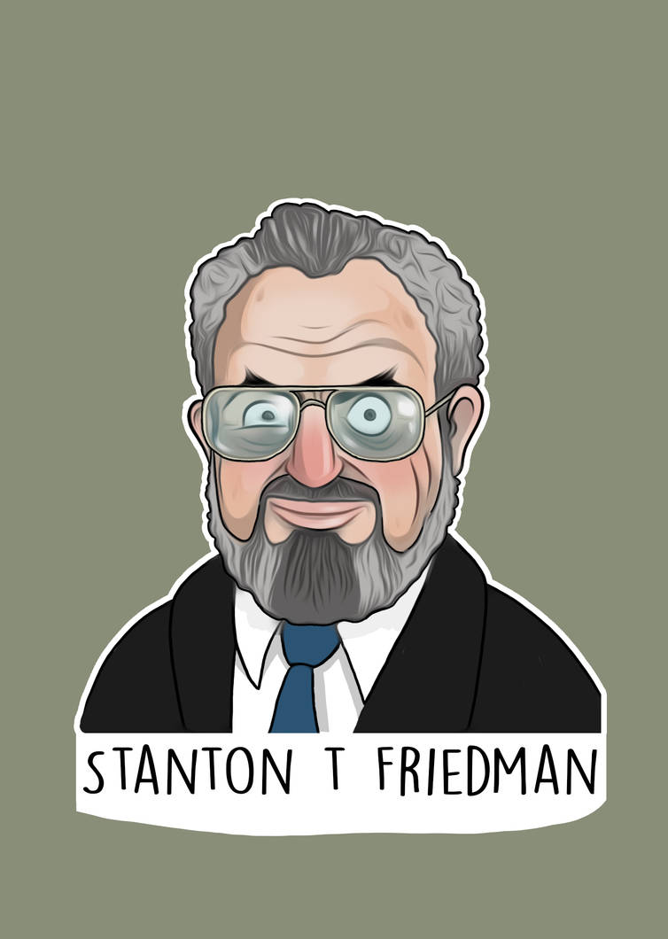 Stanton T Friedman by DanielHurd on DeviantArt