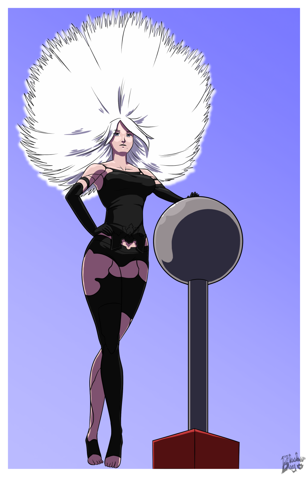 Hair raiser by electrostatex on DeviantArt Hair raiser by electrostatex on DeviantArt